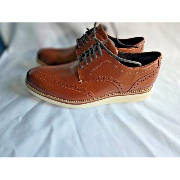 Cole Haan Original grand Energy Merid SW Oxfords British Tan C33805 Mens 9 NEW